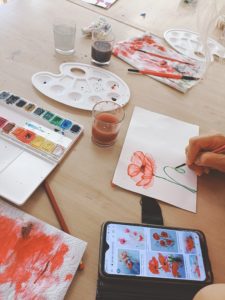 Ateliers créatifs Adulte et Enfants tend'idées aquarelle