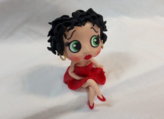 Figurine tend'idées polymère Miniature Personnage Betty Boop