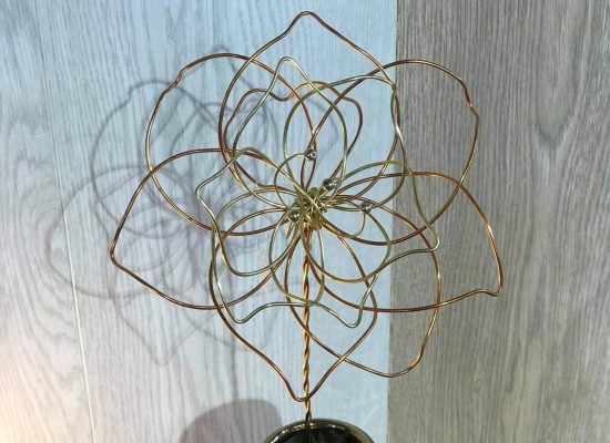 Tend'idées Créatrice Fil d'aluminium Floral Nature Décoration Salon Chambre